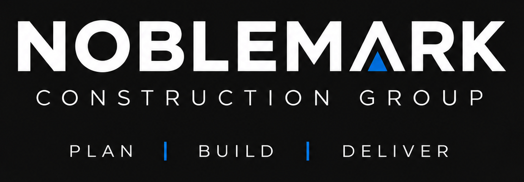 Noblemark Construction Group logo — Plan, Build, Deliver